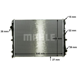 Aušinimo radiatorius
                                MAHLE                                CR 2172 000P, MAHLE, CR2172000P, a