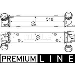 tarpinis suslėgto oro aušintuvas, kompresorius BEHR *** PREMIUM LINE ***
                                MAHLE             