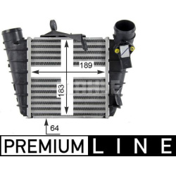 tarpinis suslėgto oro aušintuvas, kompresorius BEHR *** PREMIUM LINE ***
                                MAHLE             