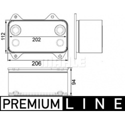 Aušintuvas tepalo
                                MAHLE                                                CLC 63 000P, MAHLE, C