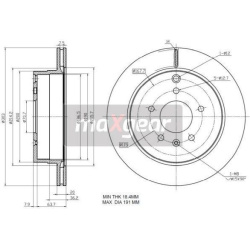 stabdžių diskas (1vnt)
                                MAXGEAR                                                19-2370, MAXG