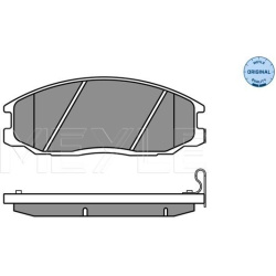 stabdžių trinkelių rinkinys, diskinis stabdys MEYLE-ORIGINAL: True to OE.
                                025 235 6916/W, 