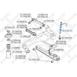 stabilizatoriaus įvorė
                                STELLOX                                                56-72031-SX, 