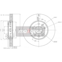 stabdžių diskas (1vnt)
                                MAXGEAR                                                19-3241MAX, M