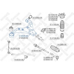 pakabos svirtis
                                STELLOX                                                57-00928-SX, STELLOX, 