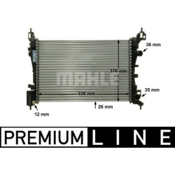 Aušinimo radiatorius
                                MAHLE                                                CR 774 000P, MAHLE