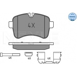 stabdžių trinkelių rinkinys, diskinis stabdys MEYLE-ORIGINAL: True to OE.
                                                