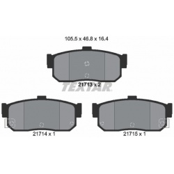 stabdžių trinkelių rinkinys, diskinis stabdys
                                TEXTAR                                      