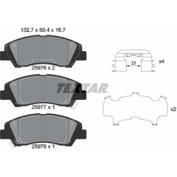stabdžių trinkelių rinkinys, diskinis stabdys Q+
                                TEXTAR                                   