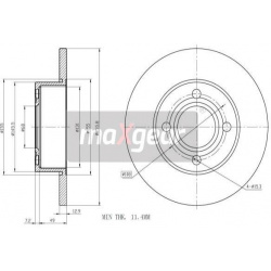 Stabdžių diskas
                                MAXGEAR                                                19-0985, MAXGEAR, 19