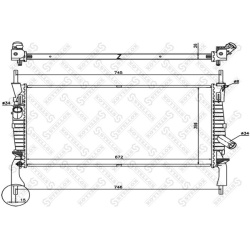 Aušinimo radiatorius
                                STELLOX                                                10-26751-SX, STE