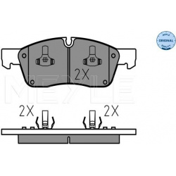 stabdžių trinkelių rinkinys, diskinis stabdys MEYLE-ORIGINAL: True to OE.
                                                