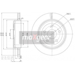 stabdžių diskas (1vnt)
                                MAXGEAR                                                19-3225, MAXG