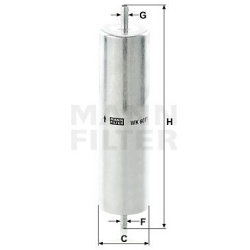 kuro filtras
                                MANN-FILTER                                WK 5010, MANN-FILTER, WK5010, auto de