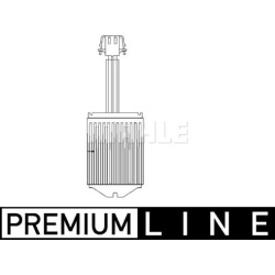 reguliatorius, keleivio pusės ventiliatorius BEHR *** PREMIUM LINE ***
                                MAHLE                