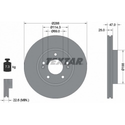 TEXTAR                                                92290503, TEXTAR, 92290503, auto detalė