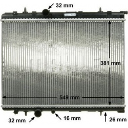 Aušinimo radiatorius
                                MAHLE                                CR 524 000S, MAHLE, CR 524 000S, a
