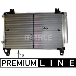 kondensatorius, oro kondicionierius BEHR *** PREMIUM LINE ***
                                MAHLE                          