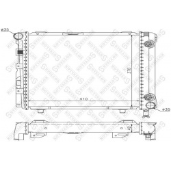 Aušinimo radiatorius
STELLOX 10-25890-SX, STE