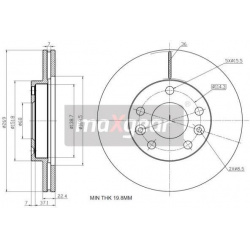 Stabdžių diskas
                                MAXGEAR                                                19-2236, MAXGEAR, 19