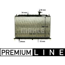 Aušinimo radiatorius
                                MAHLE                                                CR 1303 000P, MAHL