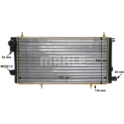 Aušinimo radiatorius
                                MAHLE                                CR 431 000S, MAHLE, CR431000S, aut