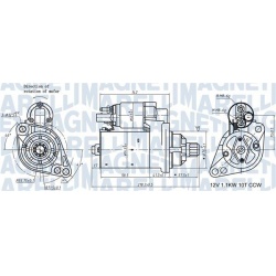 Starteris
                                MAGNETI MARELLI                                063721322010, MAGNETI MARELLI, 06372