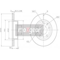 stabdžių diskas (1vnt)
                                MAXGEAR                                                19-2006, MAXG