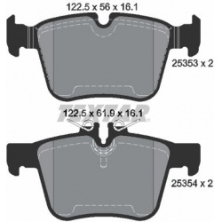 stabdžių trinkelių rinkinys, diskinis stabdys Q+
                                TEXTAR                                   