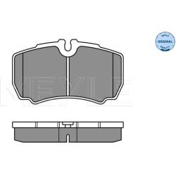 stabdžių trinkelių rinkinys, diskinis stabdys MEYLE-ORIGINAL: True to OE.
                                                