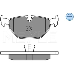 stabdžių trinkelių rinkinys, diskinis stabdys MEYLE-ORIGINAL: True to OE.
                                                