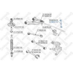 Stabilizatoriaus traukė
                                STELLOX                                56-00255-SX, STELLOX, 56-0025