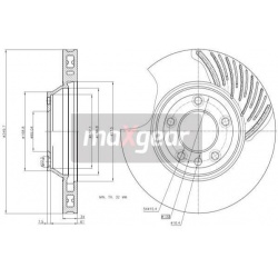 stabdžių diskas (1vnt)
                                MAXGEAR                                                19-1837, MAXG