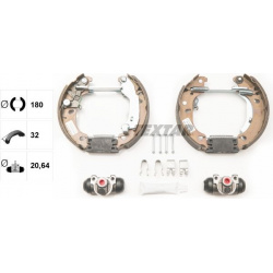 stabdžių trinkelių komplektas Shoe Kit Pro
                                TEXTAR                                         