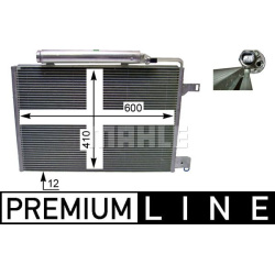kondensatorius, oro kondicionierius BEHR *** PREMIUM LINE ***
                                MAHLE                          