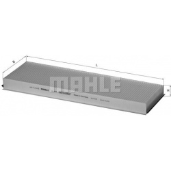 filtras, salono oras
                                MAHLE                                                LA438, MAHLE, LA438
