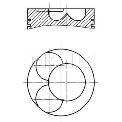 stūmoklis
                                MAHLE                                                034 90 12, MAHLE, 0349012, au