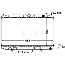 Aušinimo radiatorius
                                MAHLE                                                CR 752 000S, MAHLE