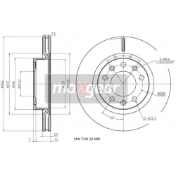 stabdžių diskas (1vnt)
                                MAXGEAR                                19-3237, MAXGEAR, 19-3237, au