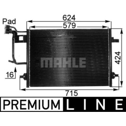 kondensatorius, oro kondicionierius BEHR *** PREMIUM LINE ***
MAHLE