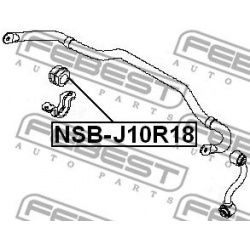 stabilizatoriaus įvorė
                                FEBEST                                NSB-J10R18, Nenurodytas gamint