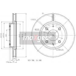 stabdžių diskas (1vnt)
                                MAXGEAR                                                19-1269, MAXG
