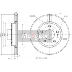 stabdžių diskas (1vnt)
                                MAXGEAR                                                19-2388, MAXG