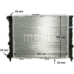Aušinimo radiatorius
                                MAHLE                                CR 519 000S, MAHLE, CR519000S, aut