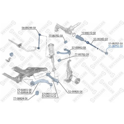 vairo traukės antgalis
                                STELLOX                                                51-00752-SX, S