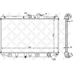Aušinimo radiatorius
                                STELLOX                                                10-25032-SX, STE