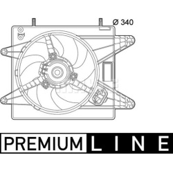 ventiliatorius, radiatoriaus BEHR *** PREMIUM LINE ***
                                MAHLE                                 