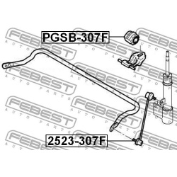 Stabilizatoriaus traukė
                                FEBEST                                2523-307F, Nenurodytas gaminto