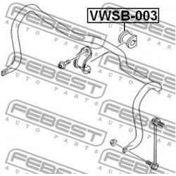 stabilizatoriaus įvorė
                                FEBEST                                VWSB-003, Nenurodytas gamintoj