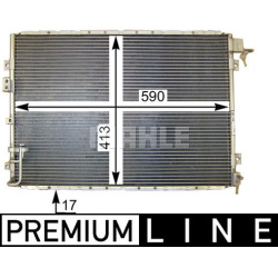 kondensatorius, oro kondicionierius BEHR *** PREMIUM LINE ***
                                MAHLE                          
